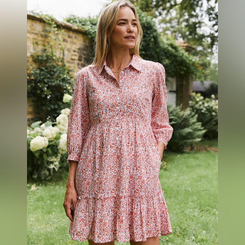PINK CITY PRINTS Block Print Dress